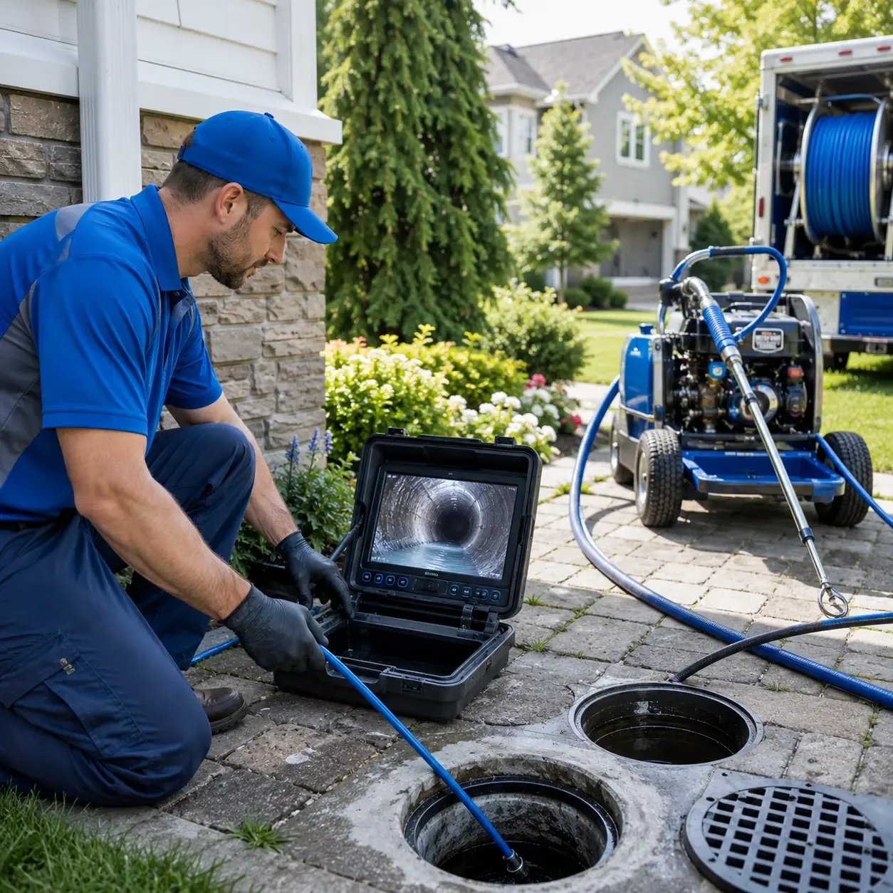 Outdoor drain cleaning professionals serving Saint Francis, WI